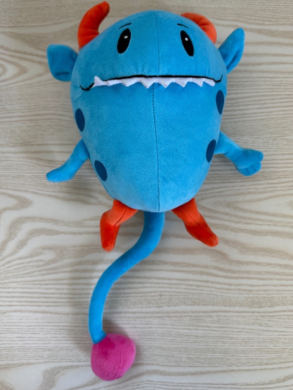 Plush Bunnies Monster Declan 8" Plush Blue Monster Based on Kevan Atteberry Book
